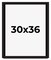 Modern Shadow Box 1" Depth Black Picture Frame - UV Acrylic, Backing, Hanging Hardware
